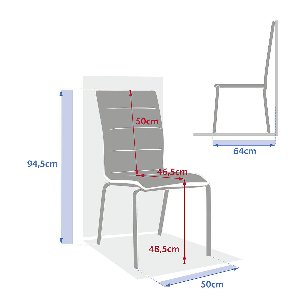 Cadeira empilhável DIESE branco, , large