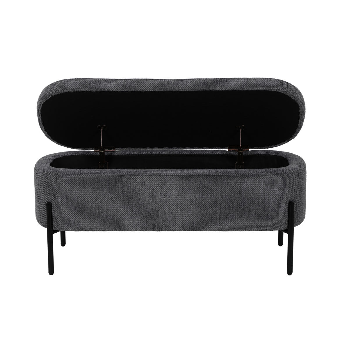 Double bench PIENZA with storage, , large