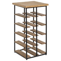 Botellero P/10 Botellas Metal/Madera 