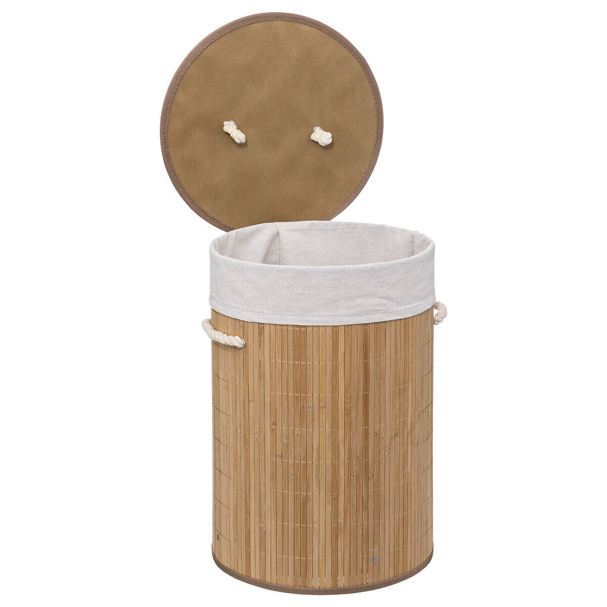 Cesto wc bambu 48l, , large