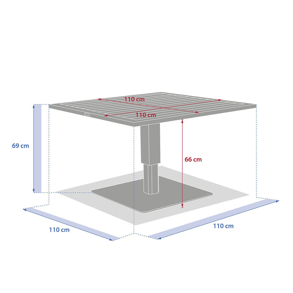Lift-top coffee table SALIMIA grey, , large