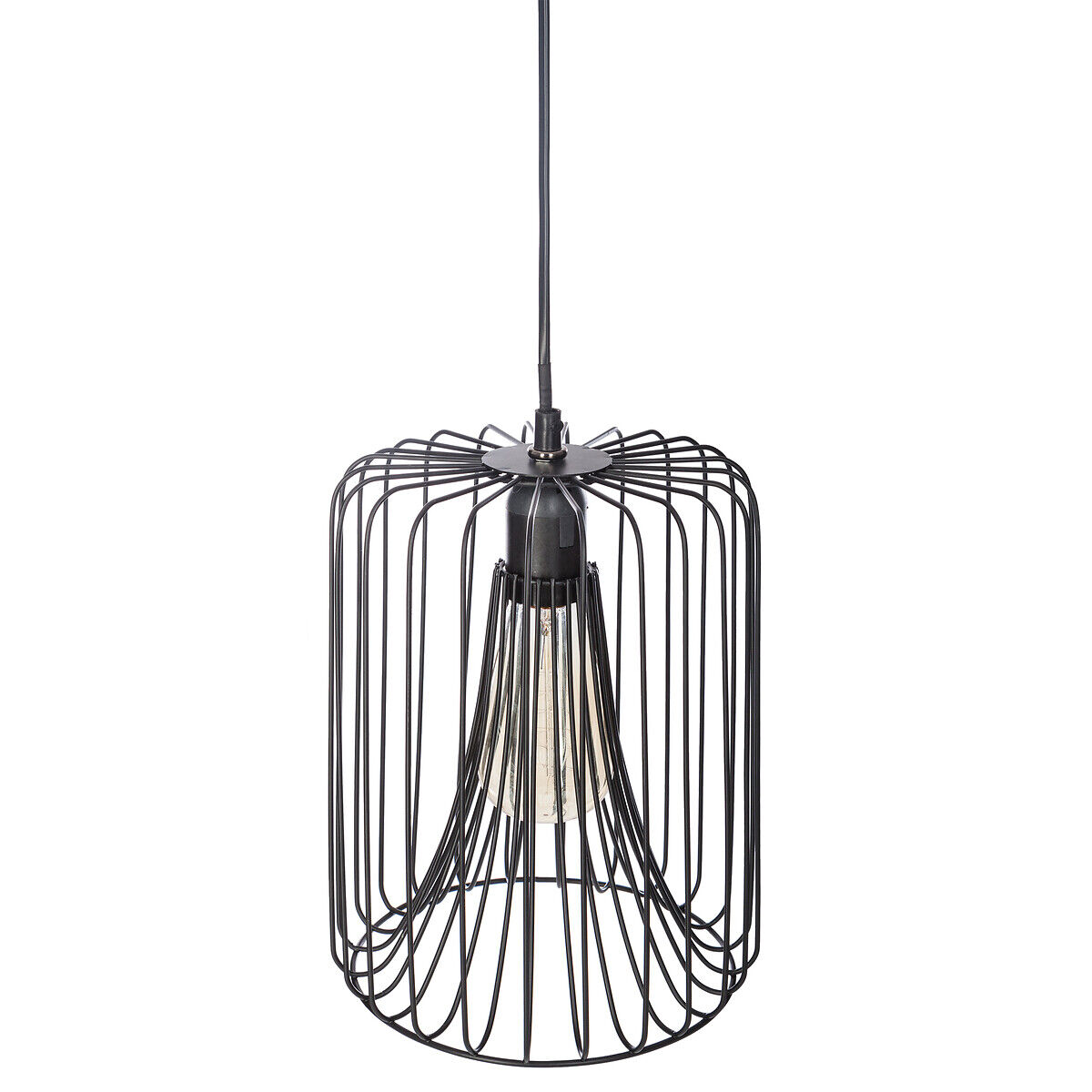 Candeeiro de teto EGIO em metal preto, , large