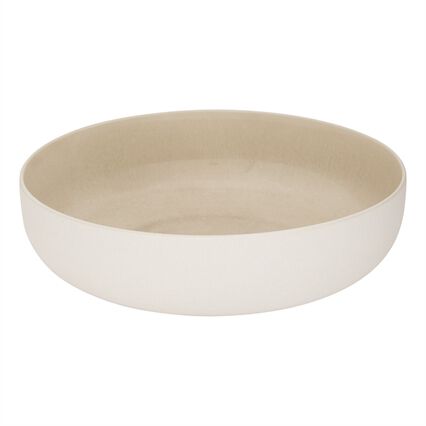 Ensaladera SIENNA beige de cerámica 27cm, , large
