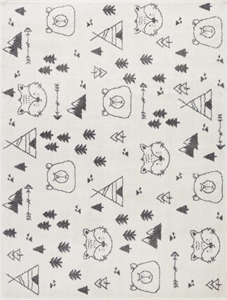 Tapete GIO bosque cinza 80x150cm, , large
