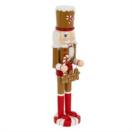 Figura soldado de chumbo com bolacha de gengibre 38cm, , large