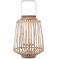 Farol De Rat&aacute;n Natural 25x35Cm