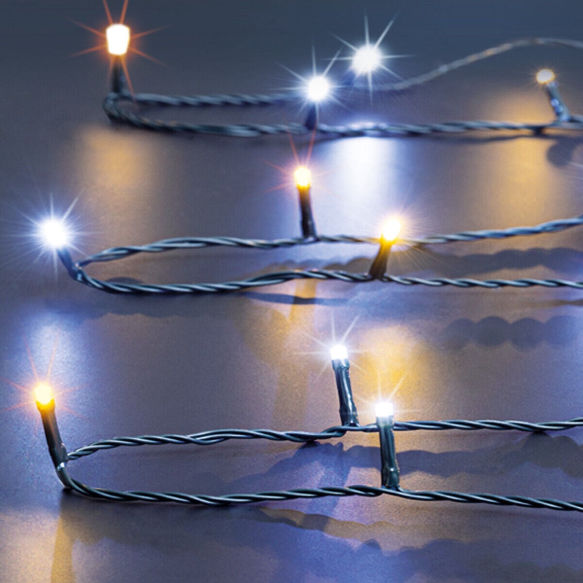 Série de natal exterior 100led 8 funções 10m, , large