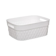 Cesta Rectangular Blanca 5L 
