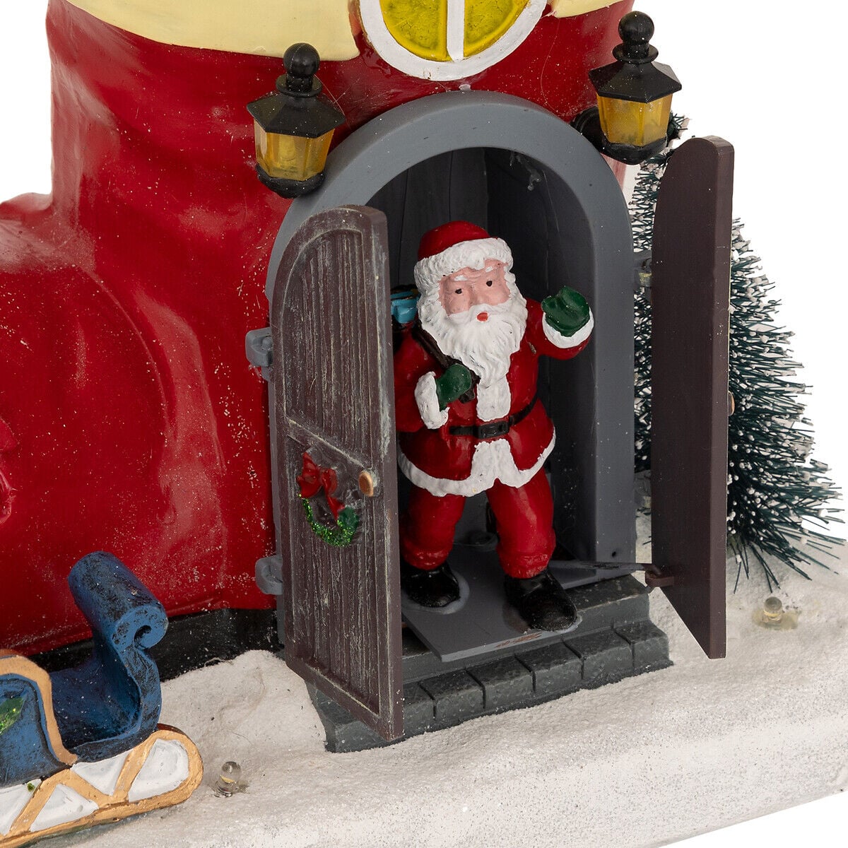 Aldea Bota de Papá Noel con Luz - Música , , large