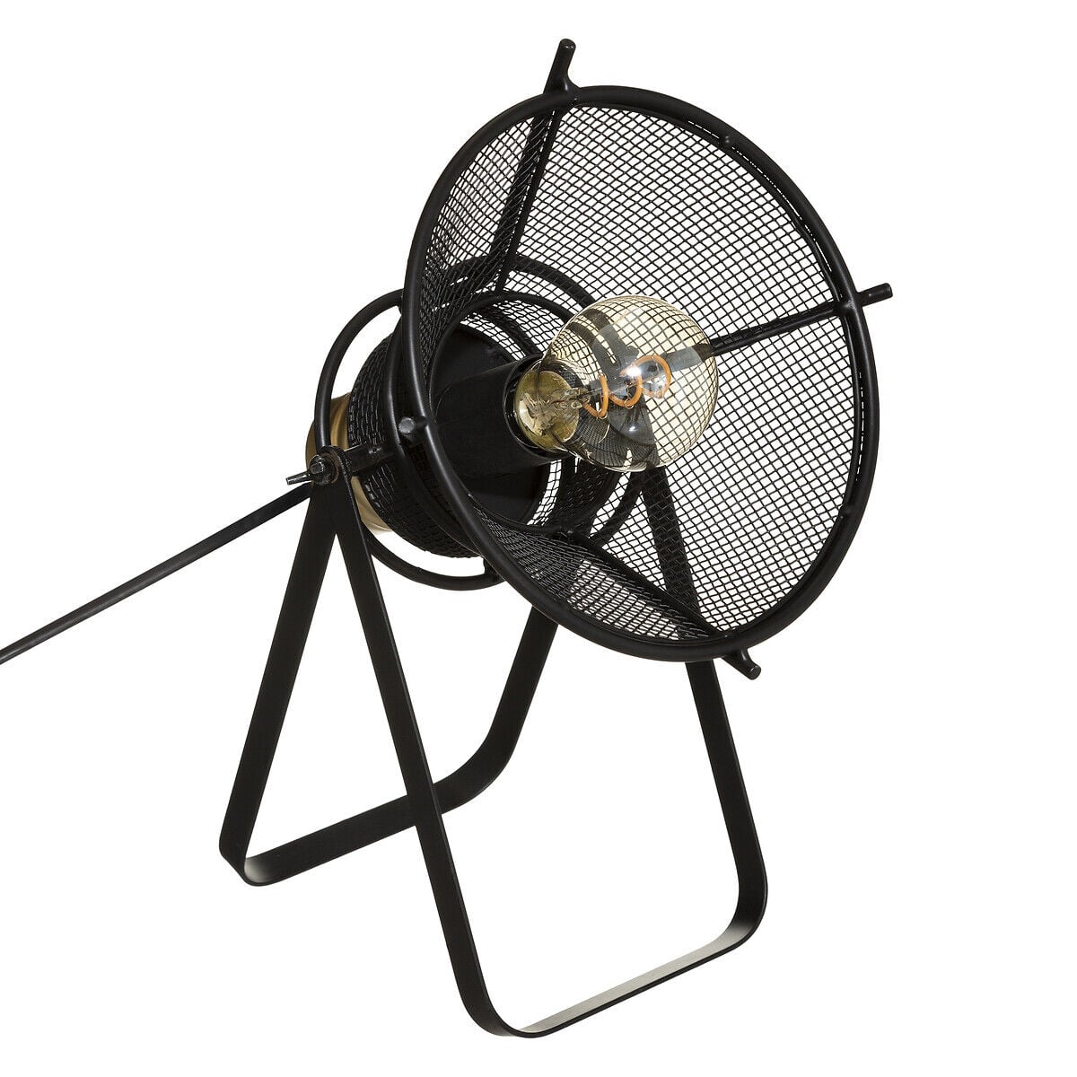 Candeeiro de mesa RODO preto em metal, , large