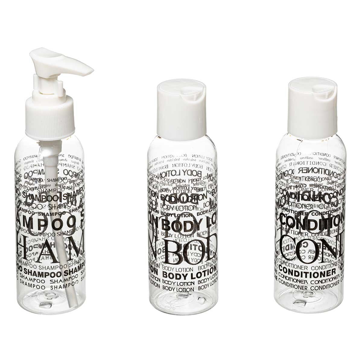 Conjunto de 3 frascos para viagem, , large