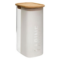 Tarro para harina de vidrio y bamb&uacute; 1.6L