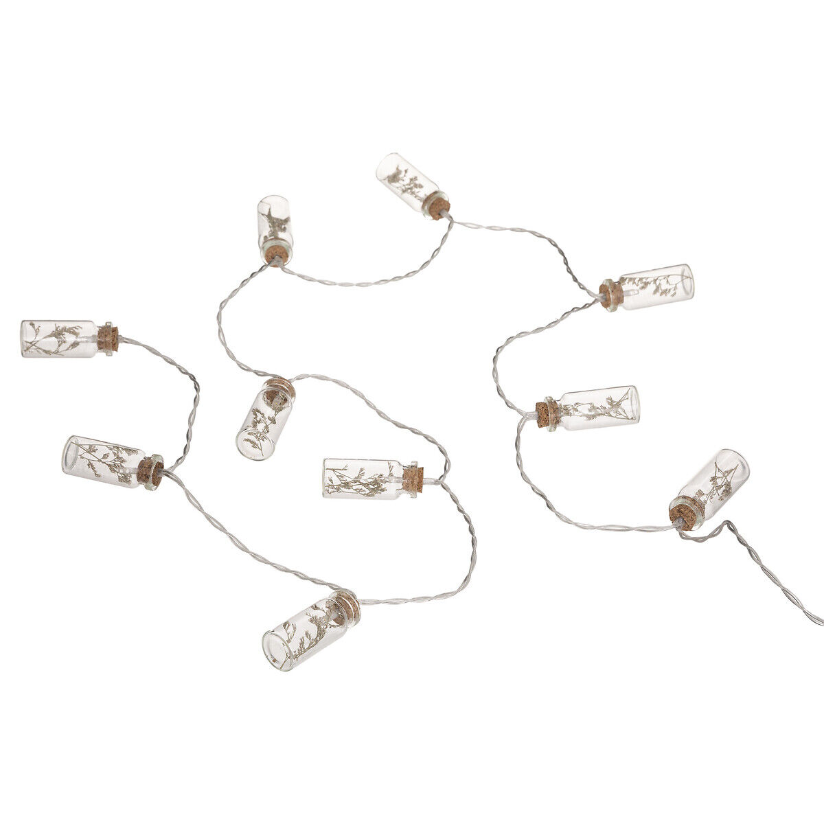 Grinalda decorativa com 10 lâmpadas decoradas, , large