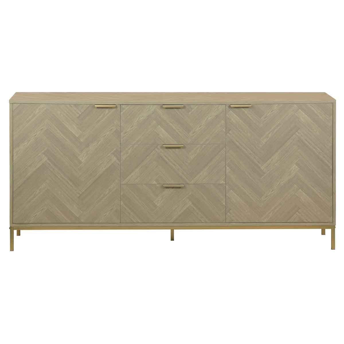 Aparador CHEVRON bege em mdf, , large