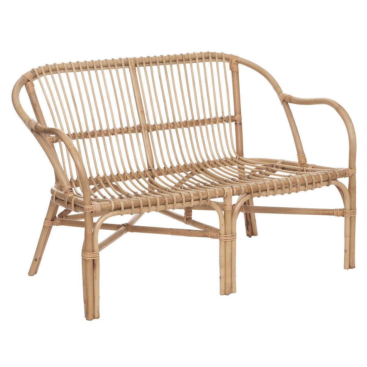 Cadeirão de 2 lugares NETA bege 111cm, , large
