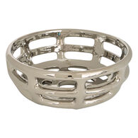 Centro de mesa SKY plateado de poliresina