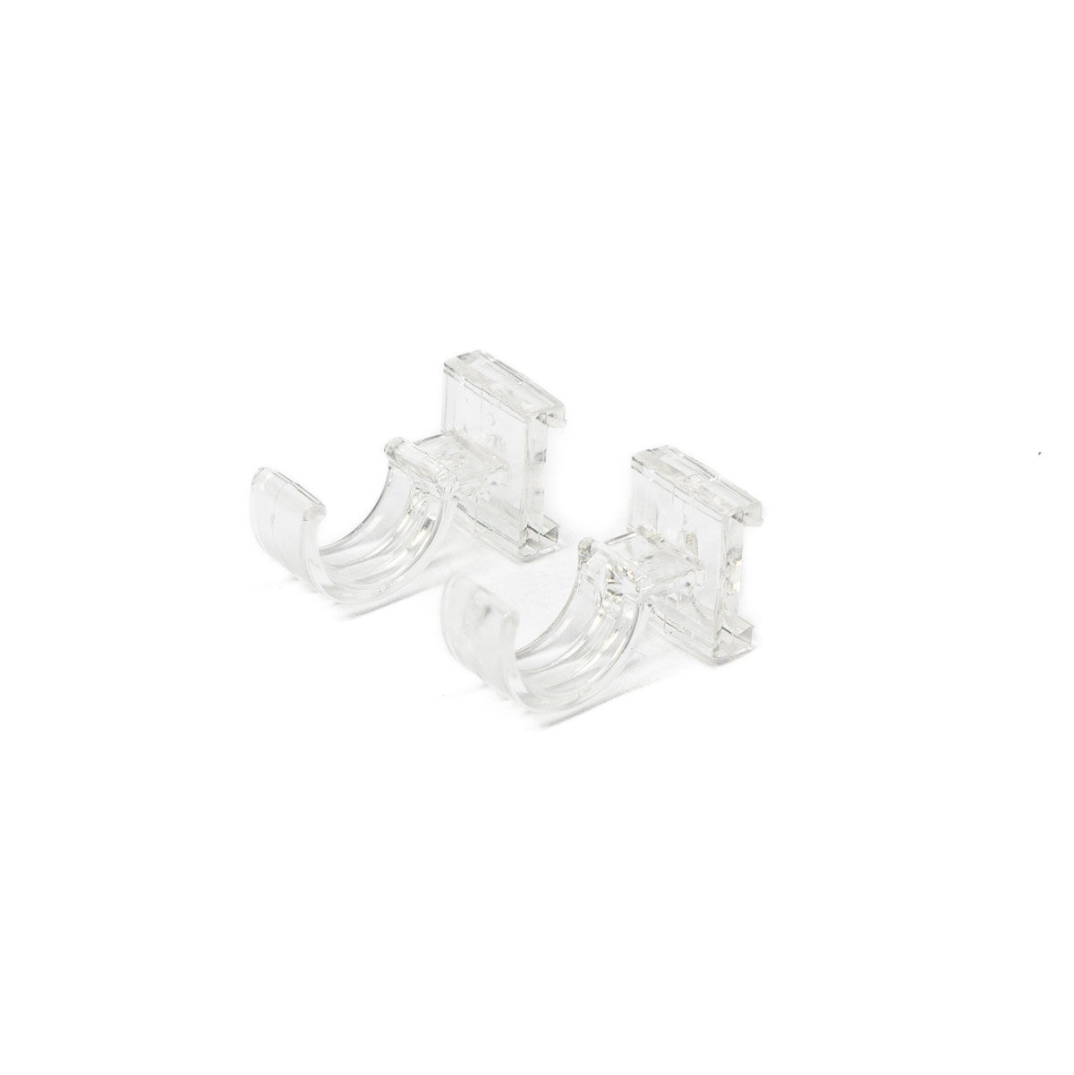 Conjunto de 2 suportes CLIP branco, , large