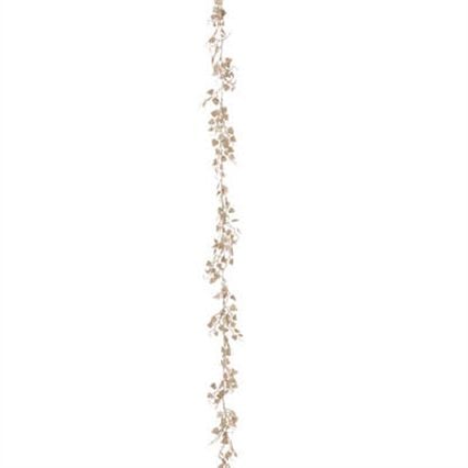 Garland gold leaves with glitter, , large