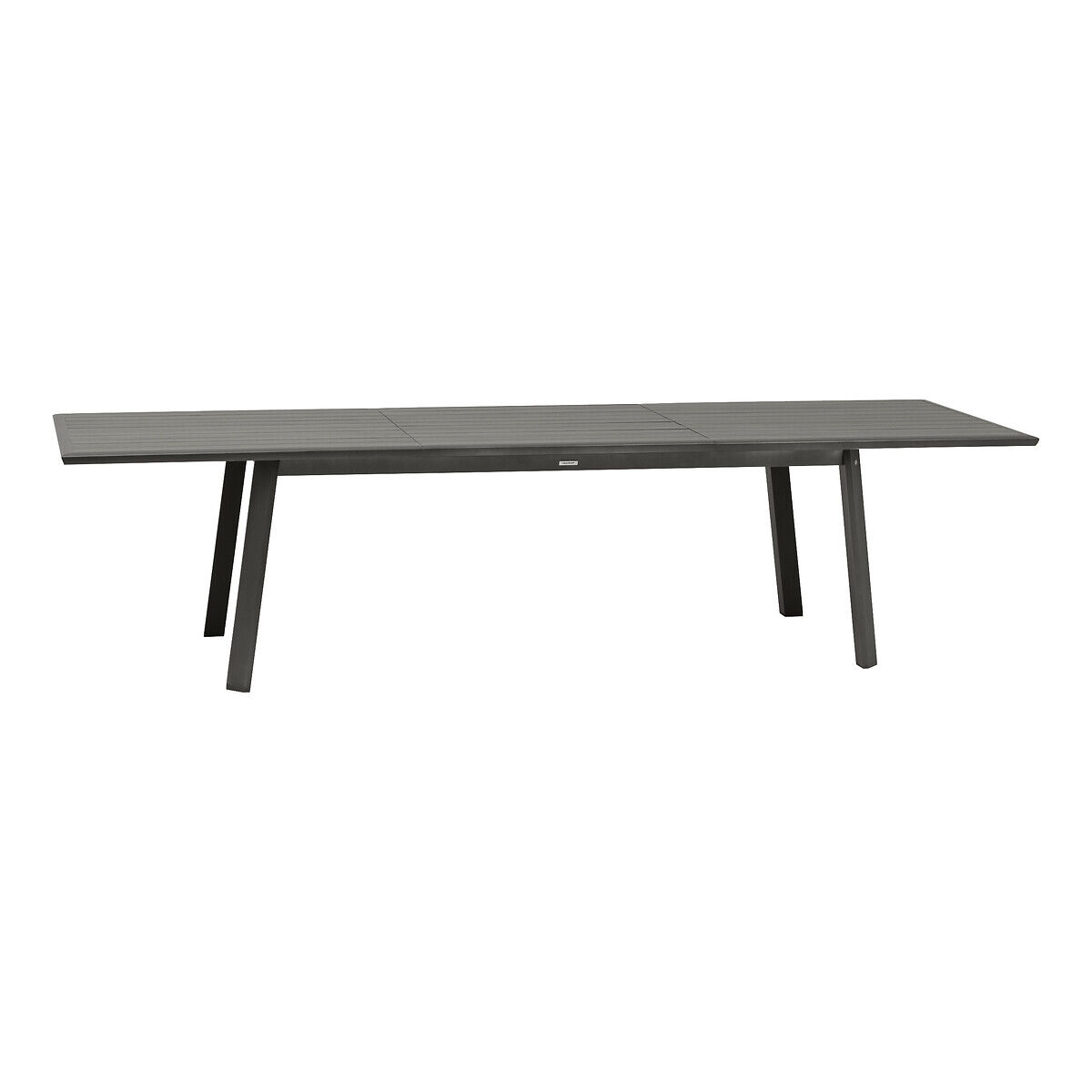 Mesa extensível para 12 pessoas PAVANE cinza escuro em alumínio, , large