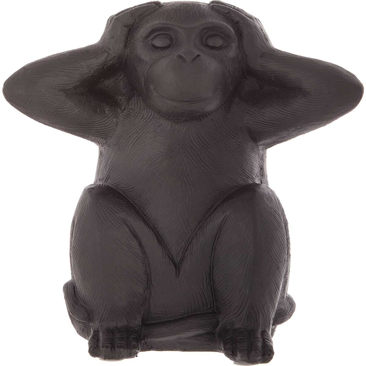 Estatueta macaco sábio surdo, , large
