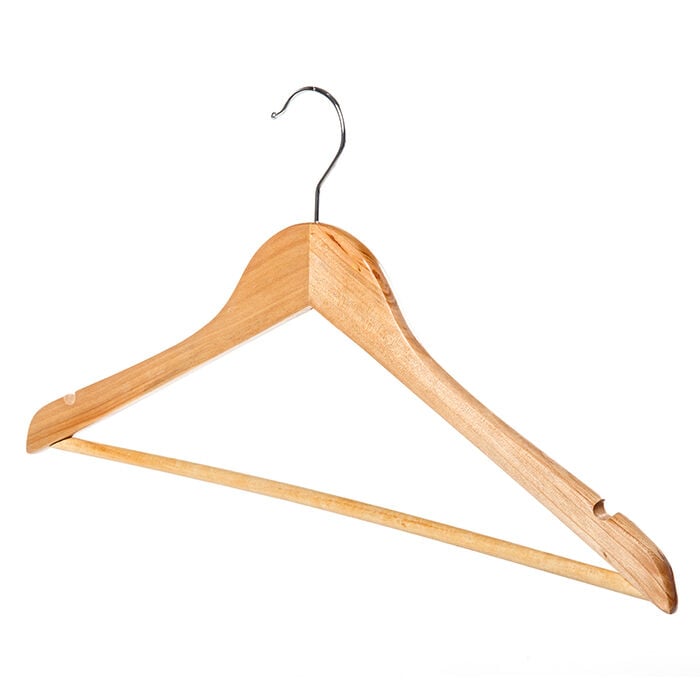 Conjunto de 8 cabides em madeira, , large