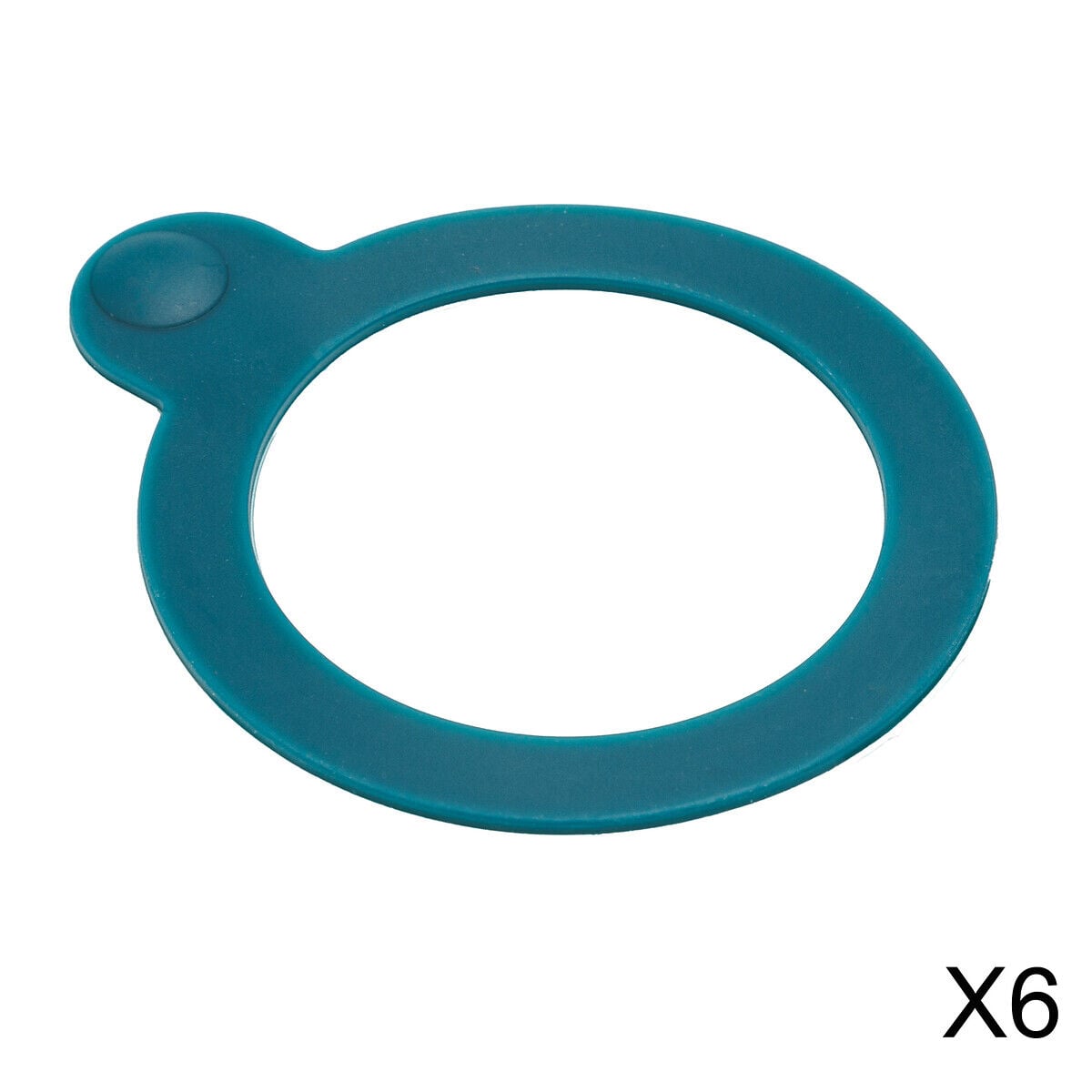 Conjunto de 6 vedantes em silicone para jarro 8,6cm, , large