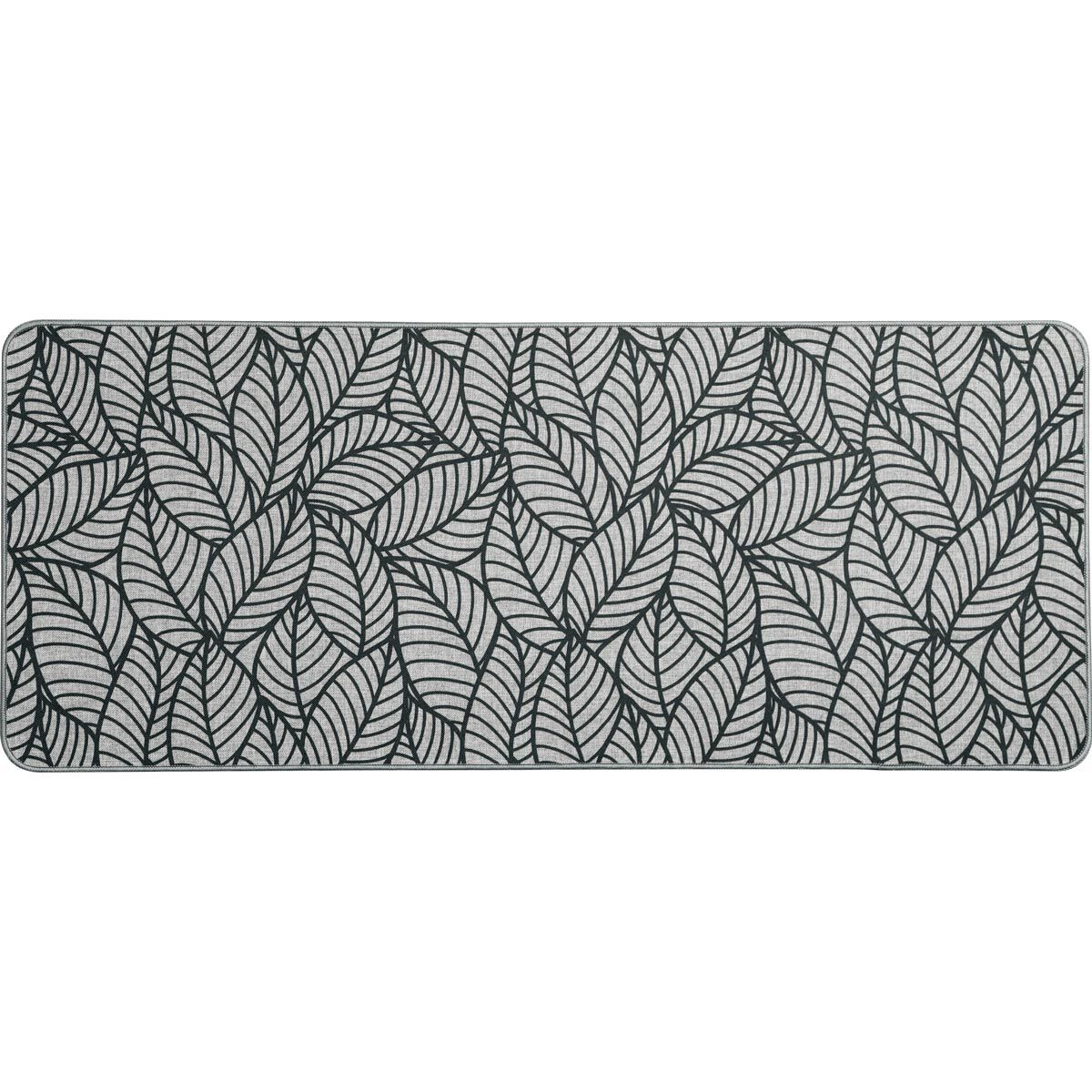 Tapete impermeável JUNGLE cinza 50x120cm, , large