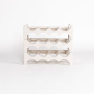 Botellero para 12 botellas beige