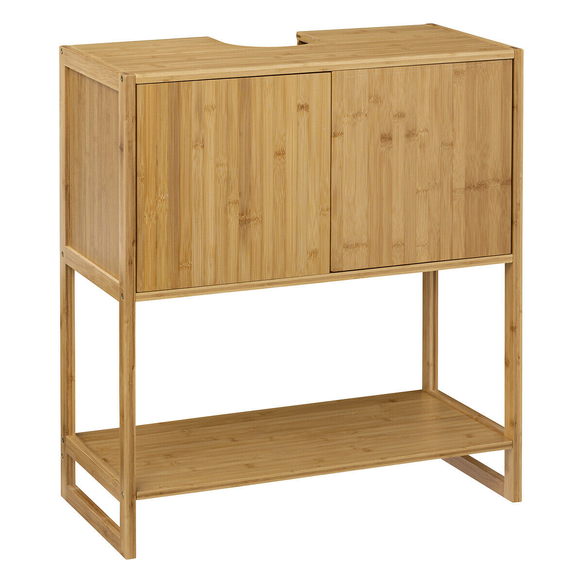 Móvel wc para lavatório bambu, , large