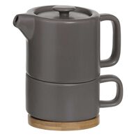 Tetera+Taza De Cer&aacute;mica C/Base