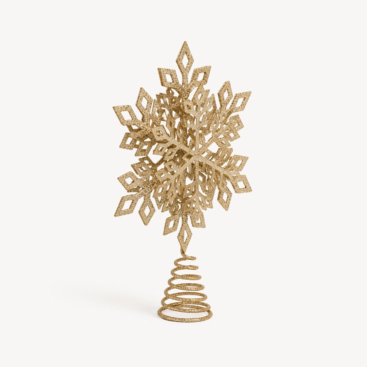 Estrela para topo de árvore com brilhantes 30cm, , large