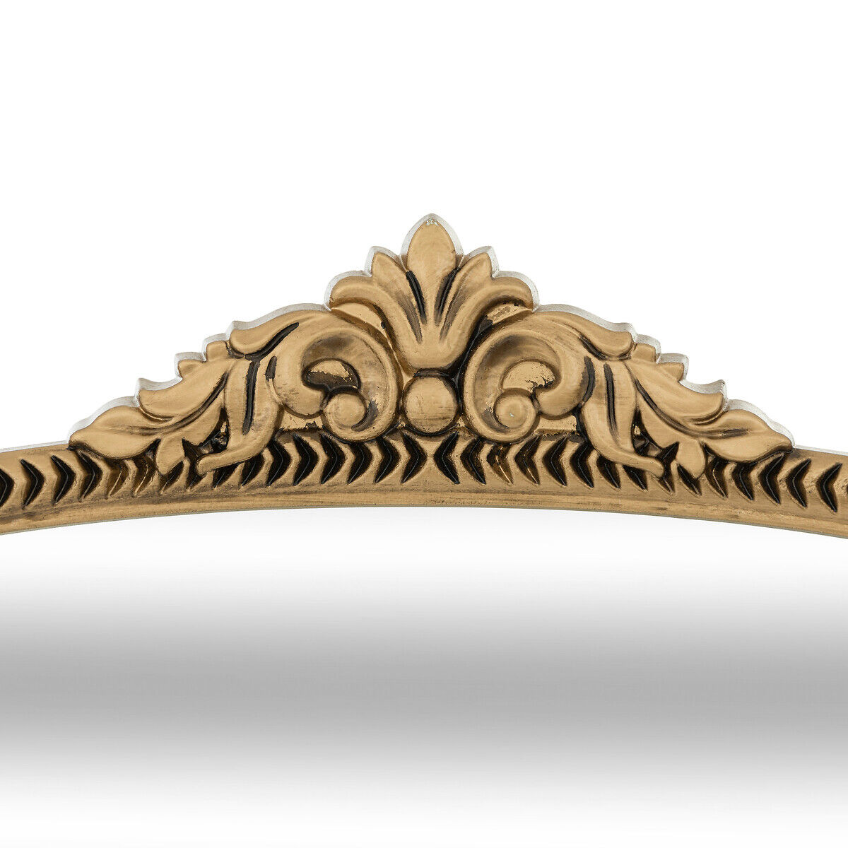 Espelho de parede VICTORIA dourado em mdf 56x71cm, , large