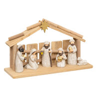 Pesebre  Con 7 Figuras 