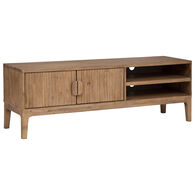 Mueble de tv SABOR marr&oacute;n de madera acacia