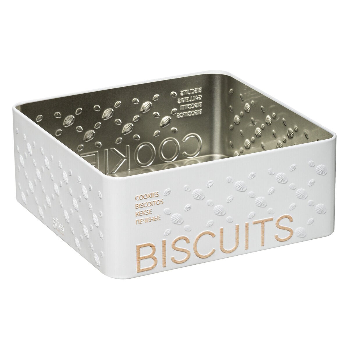Caixa para biscoitos em metal 500g, , large