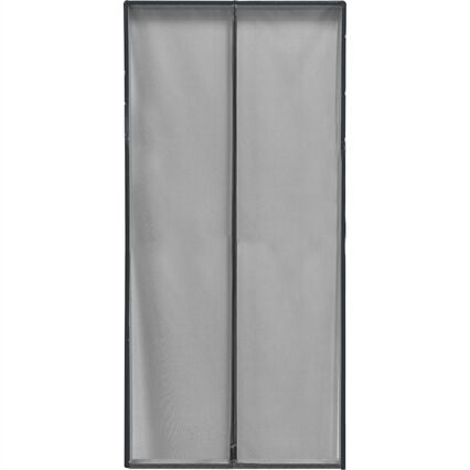 Mosquiteiro magnético cinza com moldura 100x220cm, , large