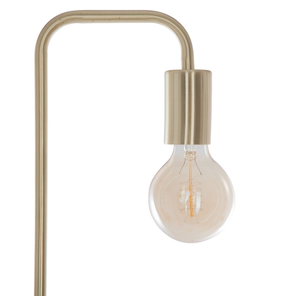 Candeeiro de pé KELI dourado em metal 150cm, , large