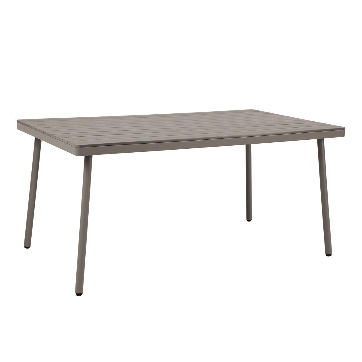 Mesa de exterior em aço bege, , large