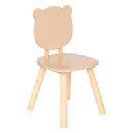 Silla oso DOUCEUR beige de madera de pino 49x26cm