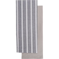 Set de 2 pa&ntilde;os de cocina CHARLIZE gris 50x70cm