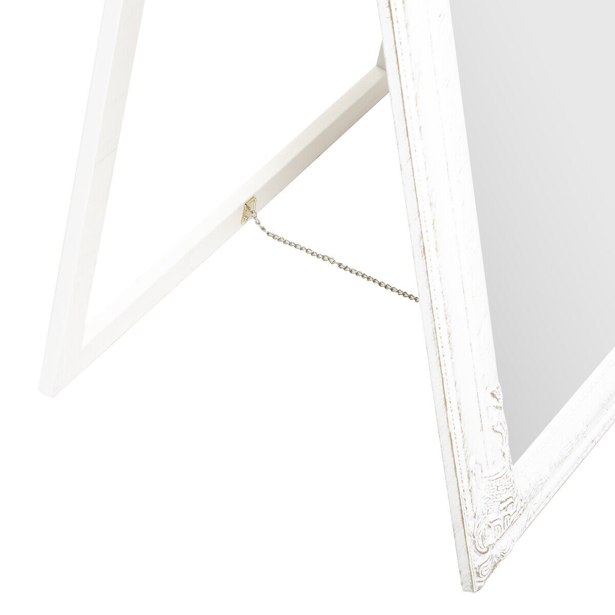 Espelho de chão branco trabalhado 172cm, , large