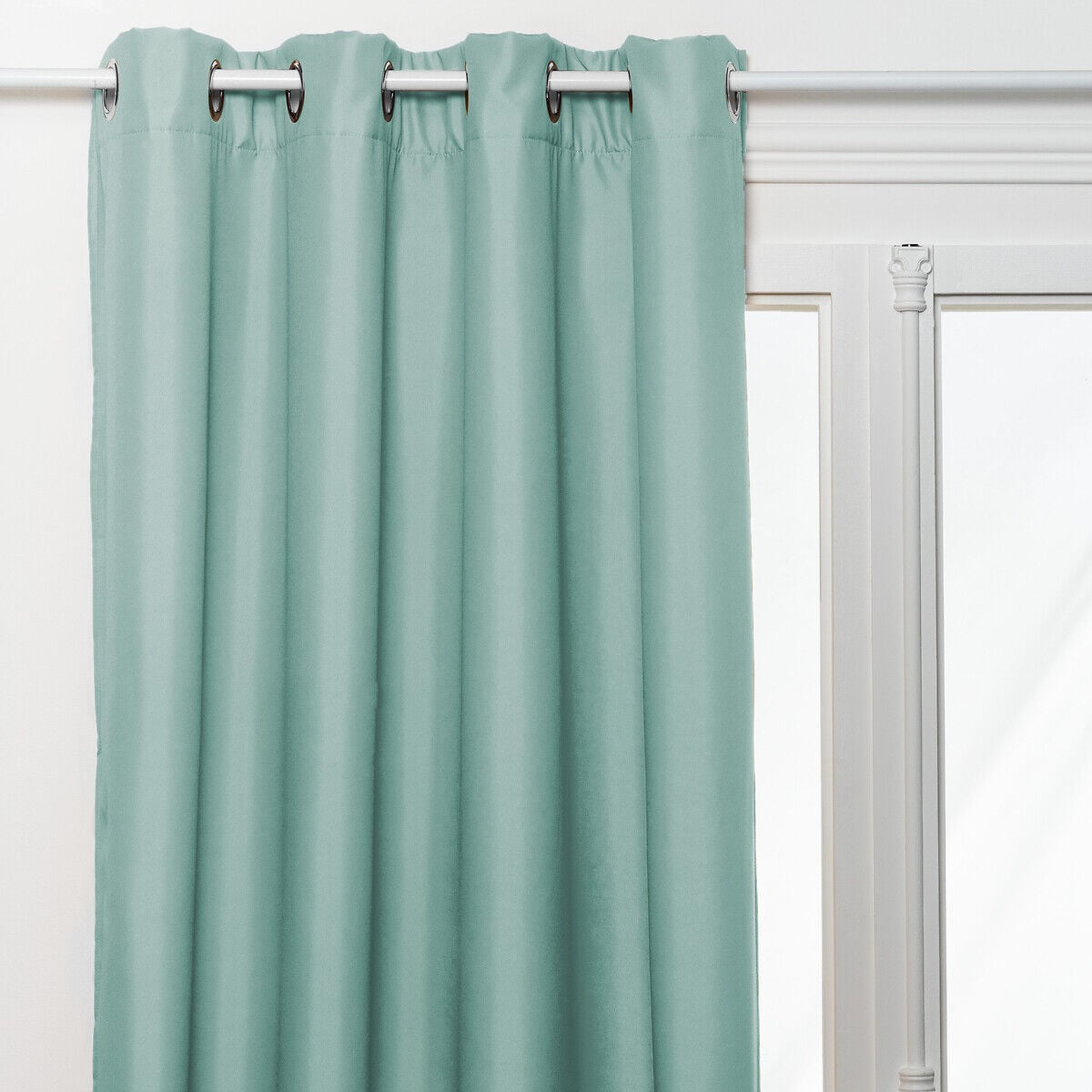 Cortina isolante verde celadón 140x260cm, , large