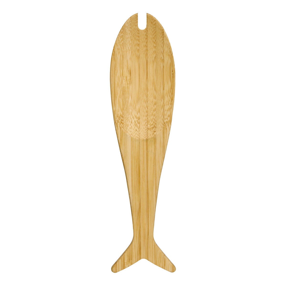 Conjunto de 2 talheres para salada em bambu, , large