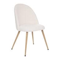 Silla Slano Bouclee Blanco 54x52x84Cm