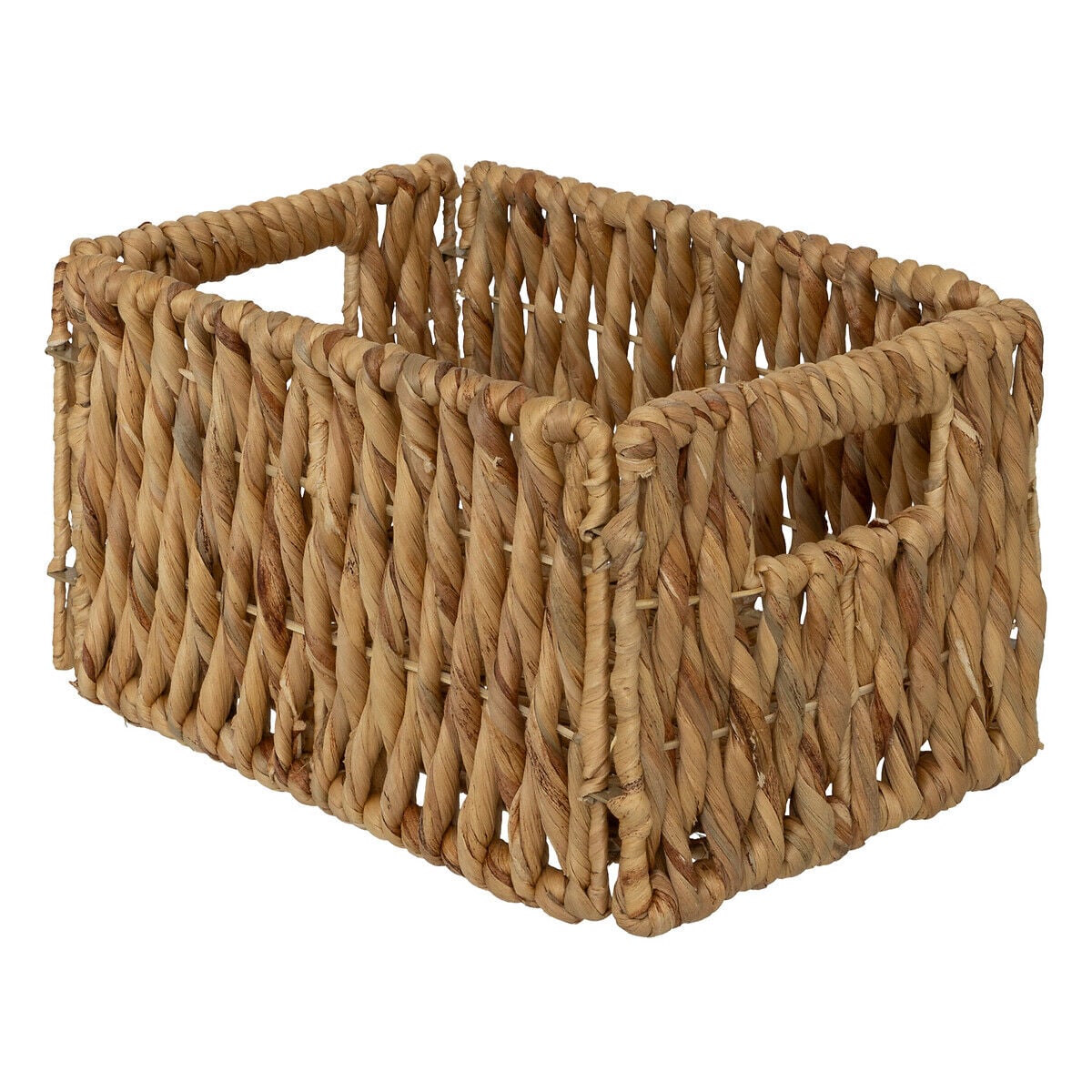 Basket MAURA beige in water hyacinth, , large