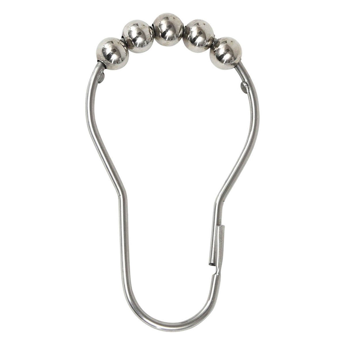 Conjunto de 12 argolas para duche em aço inoxidável, , large