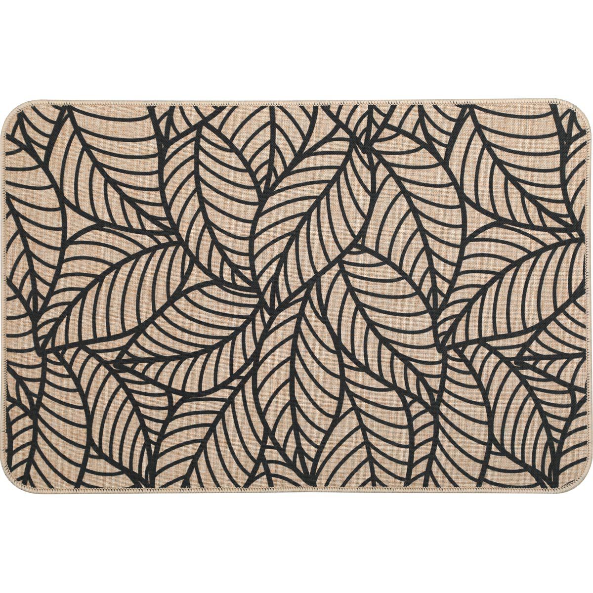 Tapete impermeável JUNGLE bege 40x60cm, , large