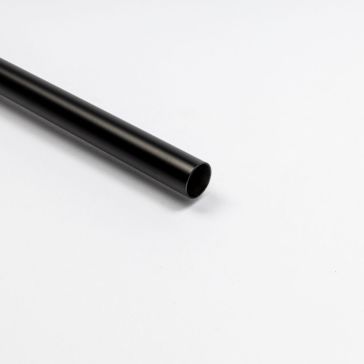Tubo de ferro forjado preto mate 1,80m, , large