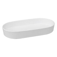 Tabuleiro WC Cocon Branco Em Cer&acirc;mica