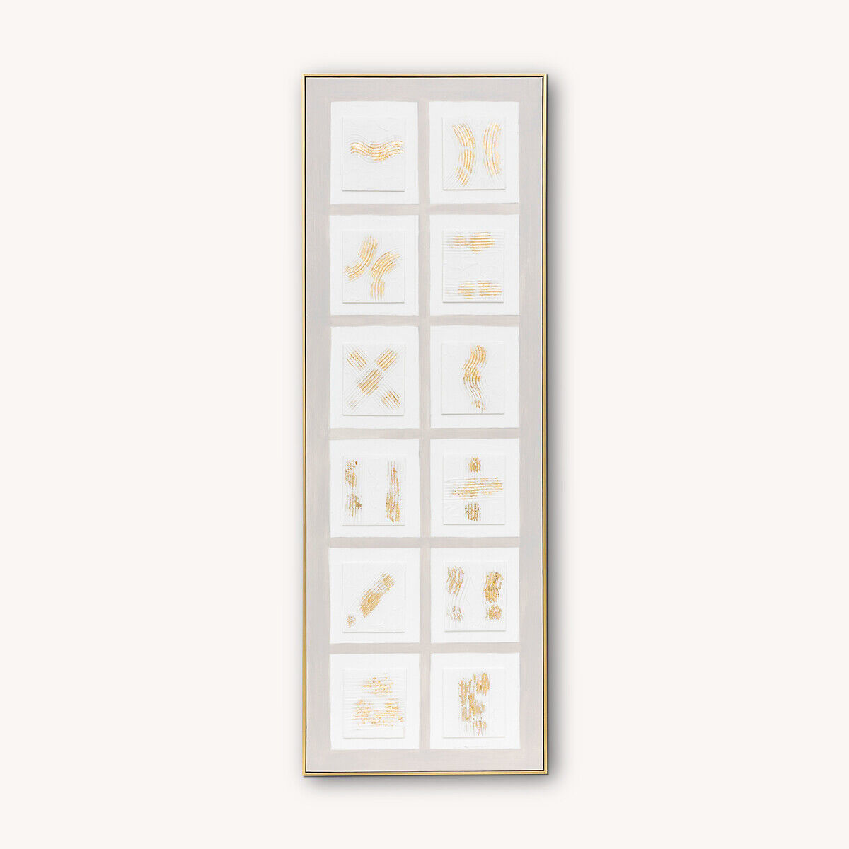 Quadro 3D CURTIS taupe 51,6x151,7cm, , large